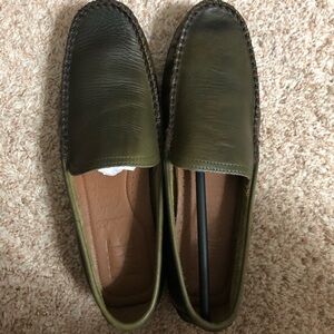 Frye Green Leather Loafers